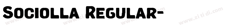 Sociolla Regular字体转换